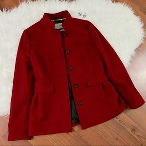 TODAY ONLY SALE Banana Republic Red Peacoat {S}